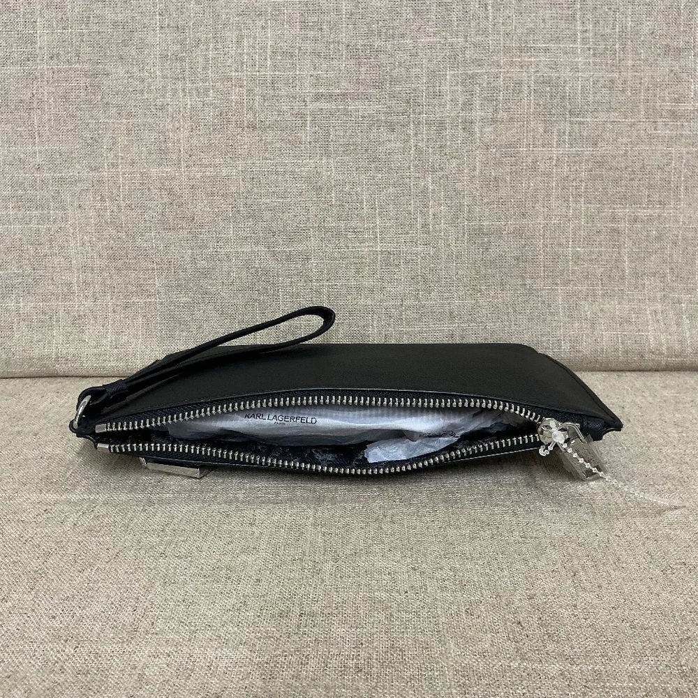 Karl Lagerfeld Paris Choupette Wristlet Wallet 9.5” - Picture 5 of 6
